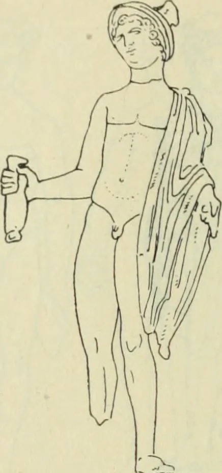 An illustration from Répertoire de la statuaire grecque et romaine, 1908, leaf 111
