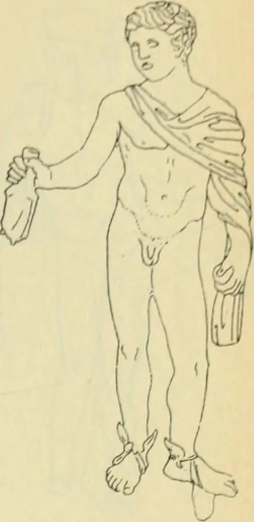 An illustration from Répertoire de la statuaire grecque et romaine, 1908, leaf 112