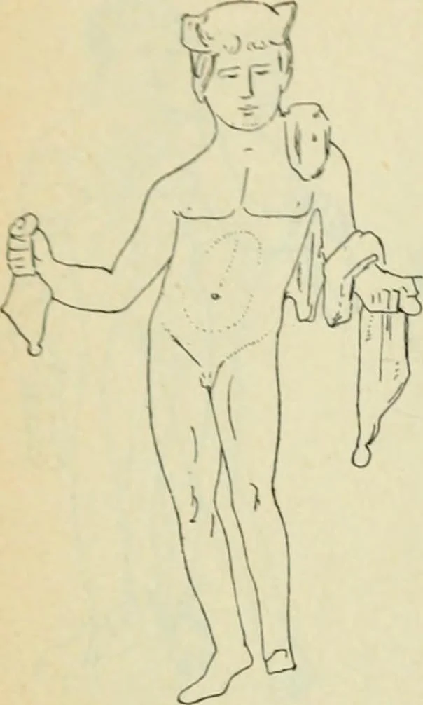 An illustration from Répertoire de la statuaire grecque et romaine, 1908, leaf 113