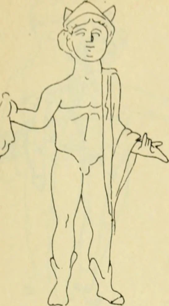 An illustration from Répertoire de la statuaire grecque et romaine, 1908, leaf 114
