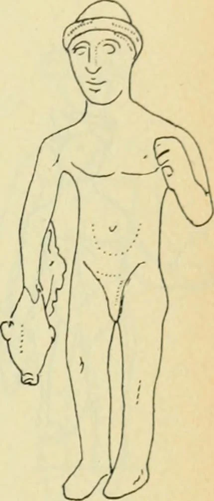An illustration from Répertoire de la statuaire grecque et romaine, 1908, leaf 114