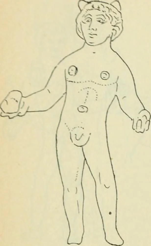 An illustration from Répertoire de la statuaire grecque et romaine, 1908, leaf 115