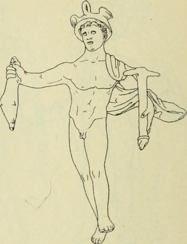 An illustration from Répertoire de la statuaire grecque et romaine, 1908, leaf 115