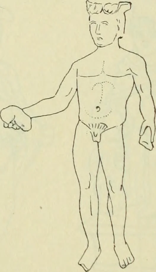 An illustration from Répertoire de la statuaire grecque et romaine, 1908, leaf 115
