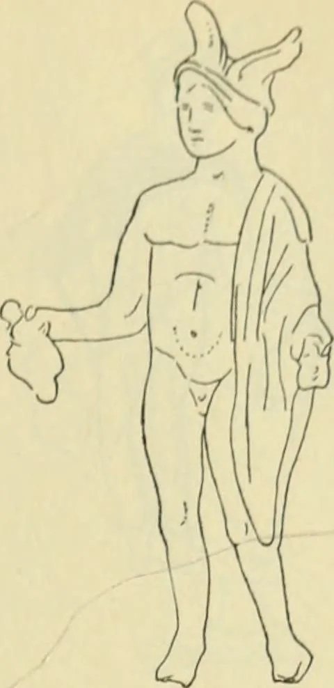 An illustration from Répertoire de la statuaire grecque et romaine, 1908, leaf 116
