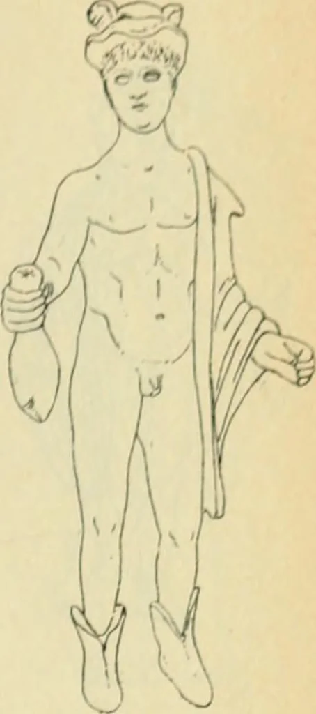 An illustration from Répertoire de la statuaire grecque et romaine, 1908, leaf 116