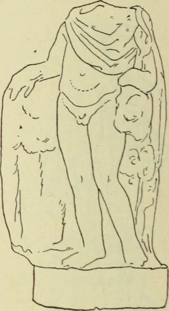 An illustration from Répertoire de la statuaire grecque et romaine, 1908, leaf 117