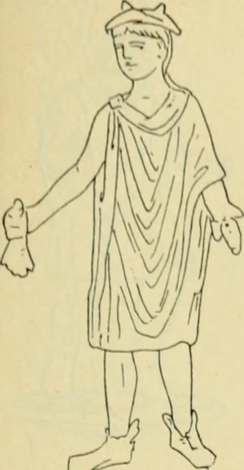 An illustration from Répertoire de la statuaire grecque et romaine, 1908, leaf 118