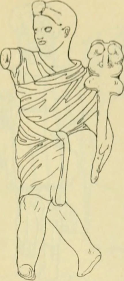 An illustration from Répertoire de la statuaire grecque et romaine, 1908, leaf 118