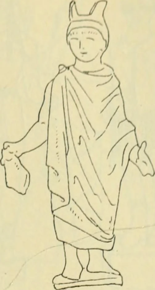 An illustration from Répertoire de la statuaire grecque et romaine, 1908, leaf 118