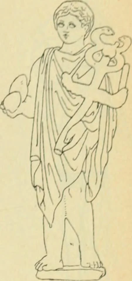 An illustration from Répertoire de la statuaire grecque et romaine, 1908, leaf 118