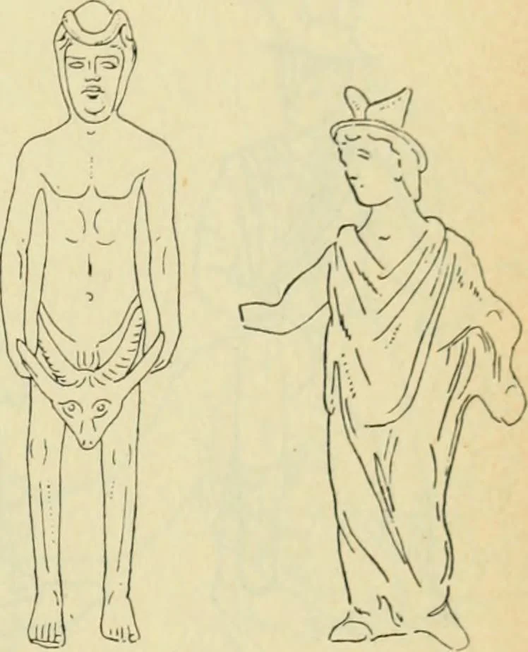 An illustration from Répertoire de la statuaire grecque et romaine, 1908, leaf 118