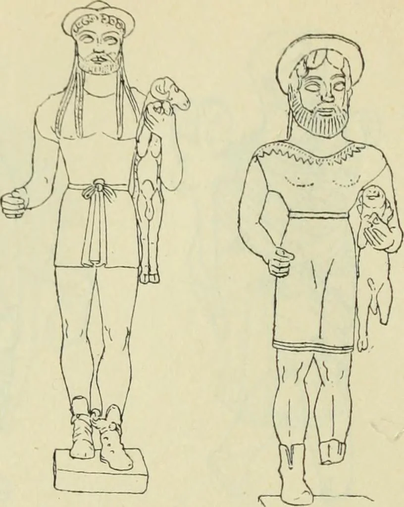 An illustration from Répertoire de la statuaire grecque et romaine, 1908, leaf 119