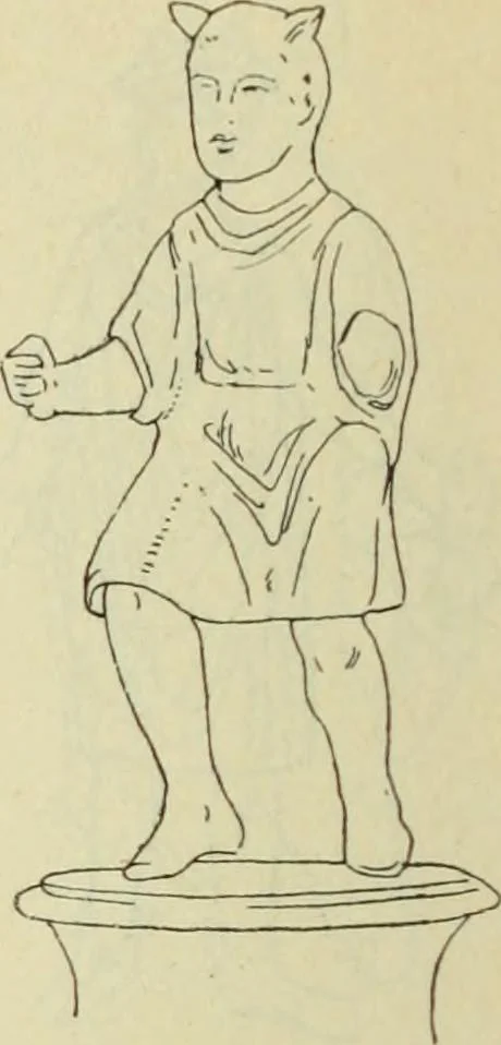 An illustration from Répertoire de la statuaire grecque et romaine, 1908, leaf 119