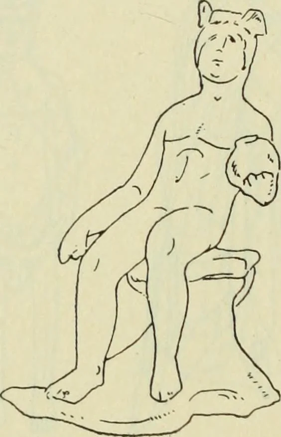 An illustration from Répertoire de la statuaire grecque et romaine, 1908, leaf 119