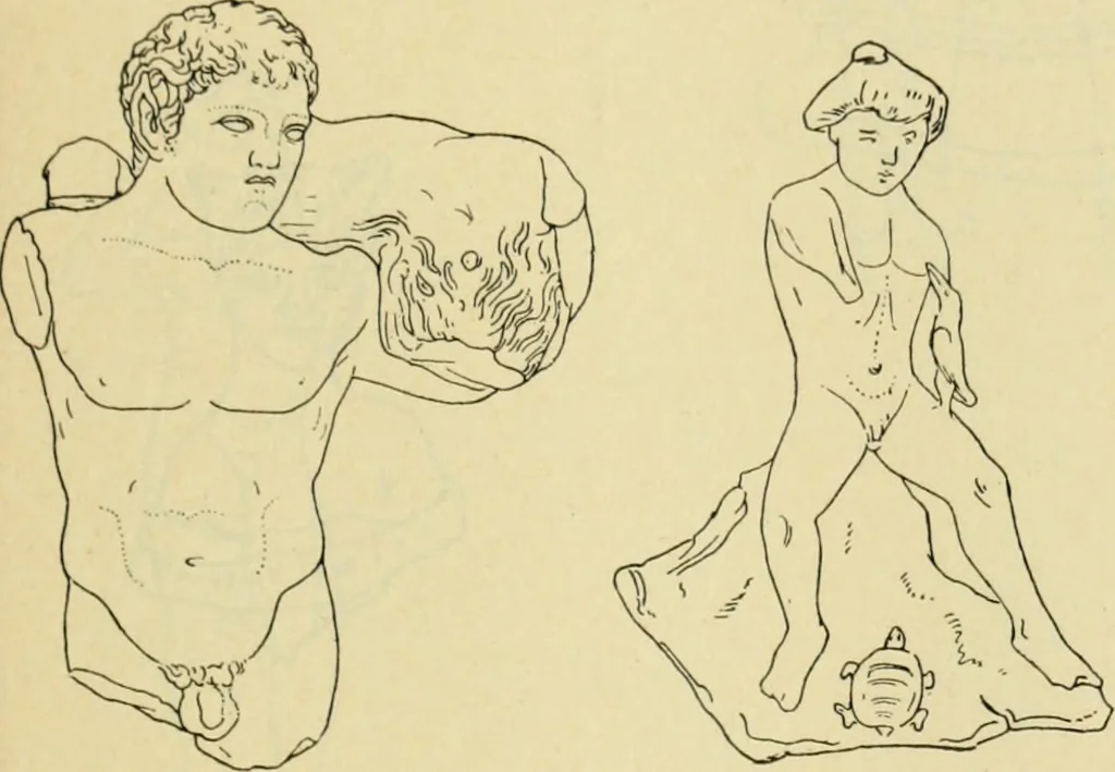 An illustration from Répertoire de la statuaire grecque et romaine, 1908, leaf 120