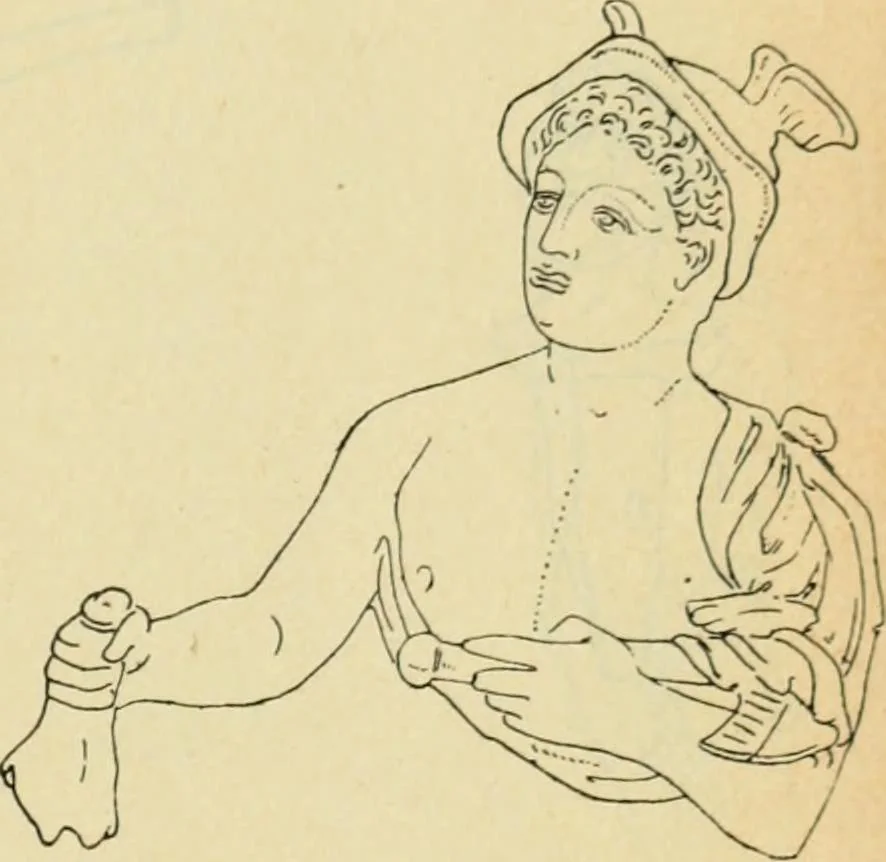 An illustration from Répertoire de la statuaire grecque et romaine, 1908, leaf 120