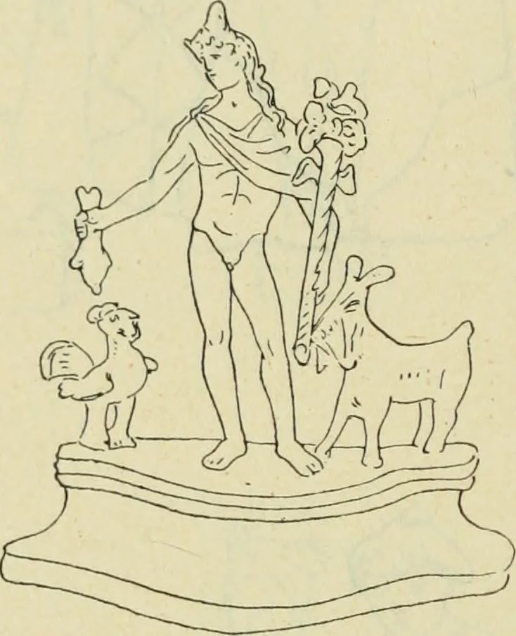 An illustration from Répertoire de la statuaire grecque et romaine, 1908, leaf 121