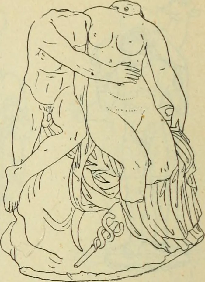 An illustration from Répertoire de la statuaire grecque et romaine, 1908, leaf 121