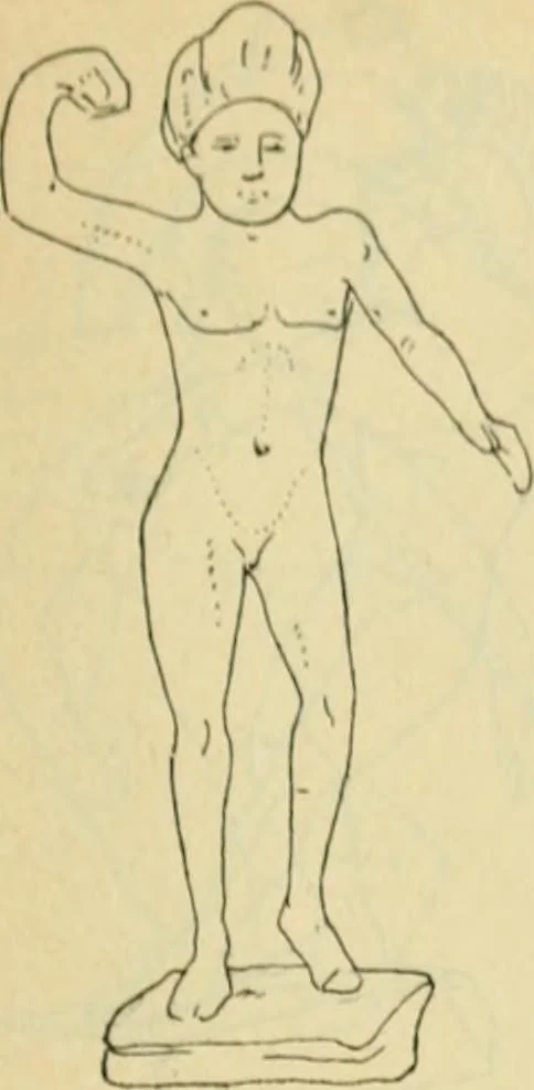 An illustration from Répertoire de la statuaire grecque et romaine, 1908, leaf 122