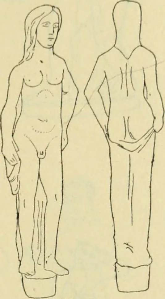 An illustration from Répertoire de la statuaire grecque et romaine, 1908, leaf 122