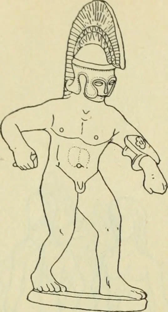 An illustration from Répertoire de la statuaire grecque et romaine, 1908, leaf 123