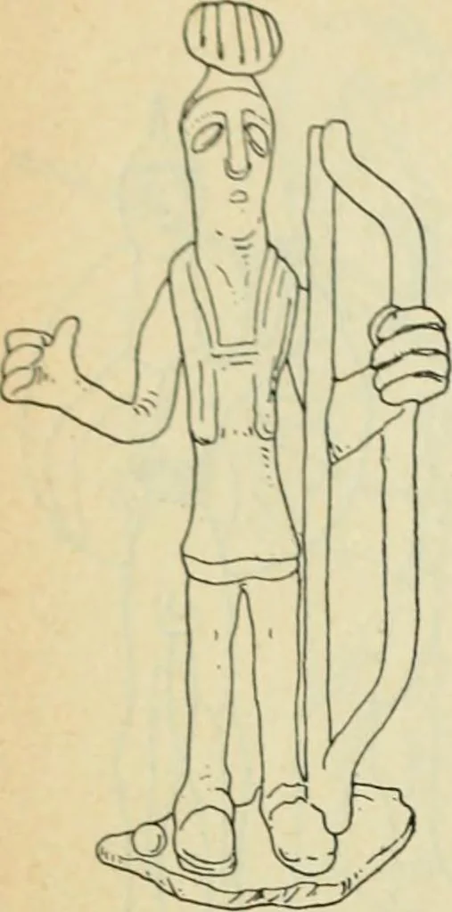 An illustration from Répertoire de la statuaire grecque et romaine, 1908, leaf 127