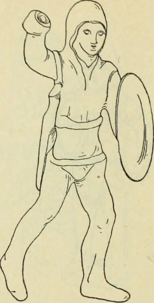 An illustration from Répertoire de la statuaire grecque et romaine, 1908, leaf 127