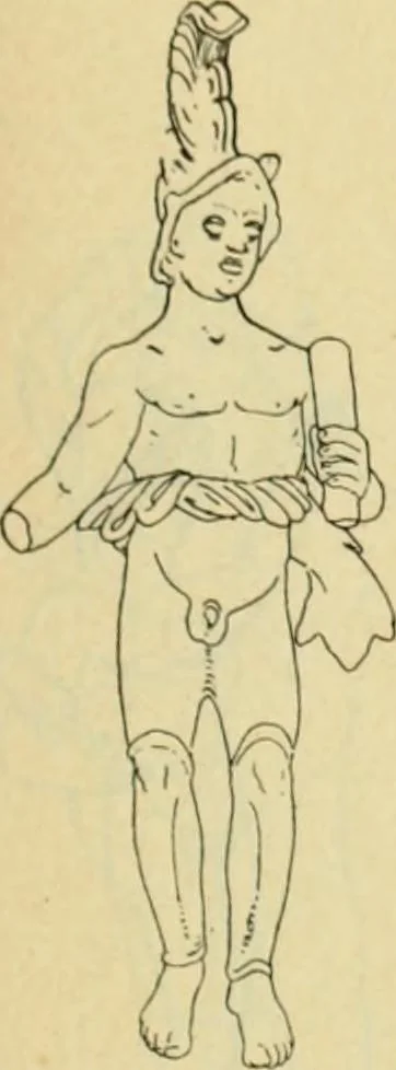 An illustration from Répertoire de la statuaire grecque et romaine, 1908, leaf 128