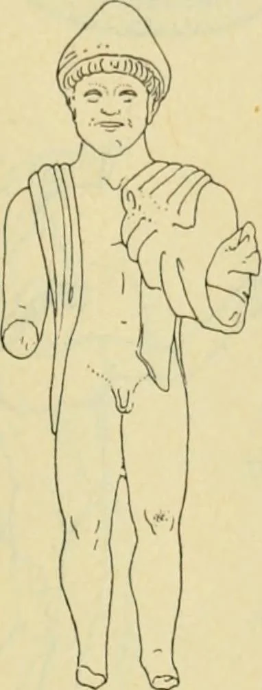 An illustration from Répertoire de la statuaire grecque et romaine, 1908, leaf 128