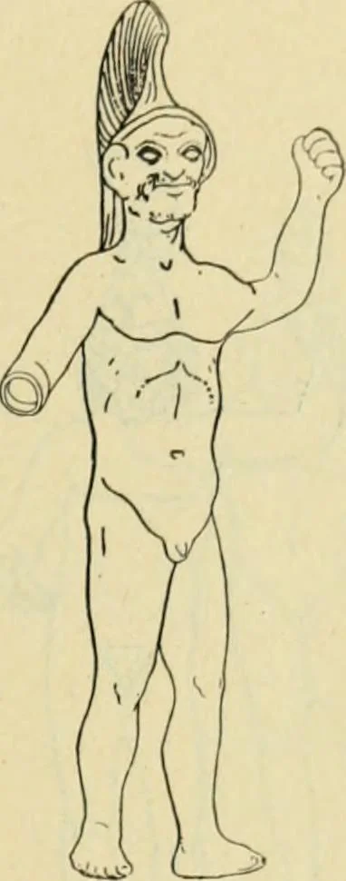 An illustration from Répertoire de la statuaire grecque et romaine, 1908, leaf 128
