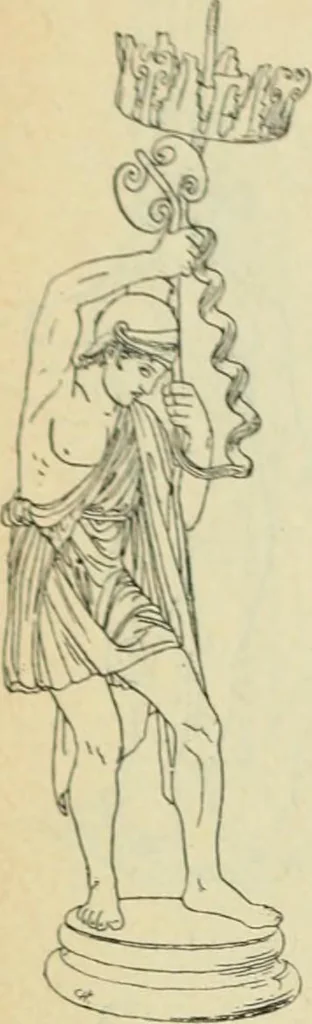 An illustration from Répertoire de la statuaire grecque et romaine, 1908, leaf 129