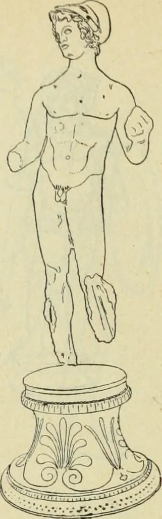 An illustration from Répertoire de la statuaire grecque et romaine, 1908, leaf 129