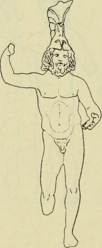 An illustration from Répertoire de la statuaire grecque et romaine, 1908, leaf 129