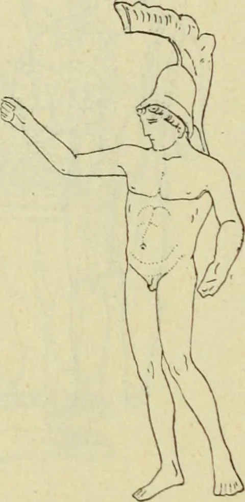 An illustration from Répertoire de la statuaire grecque et romaine, 1908, leaf 129
