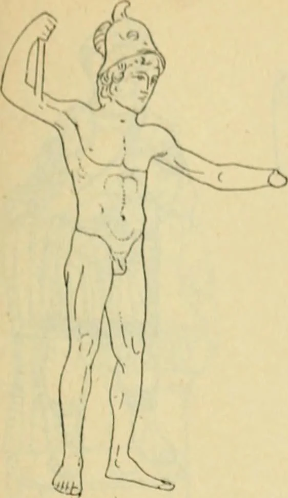 An illustration from Répertoire de la statuaire grecque et romaine, 1908, leaf 130