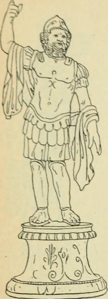 An illustration from Répertoire de la statuaire grecque et romaine, 1908, leaf 131