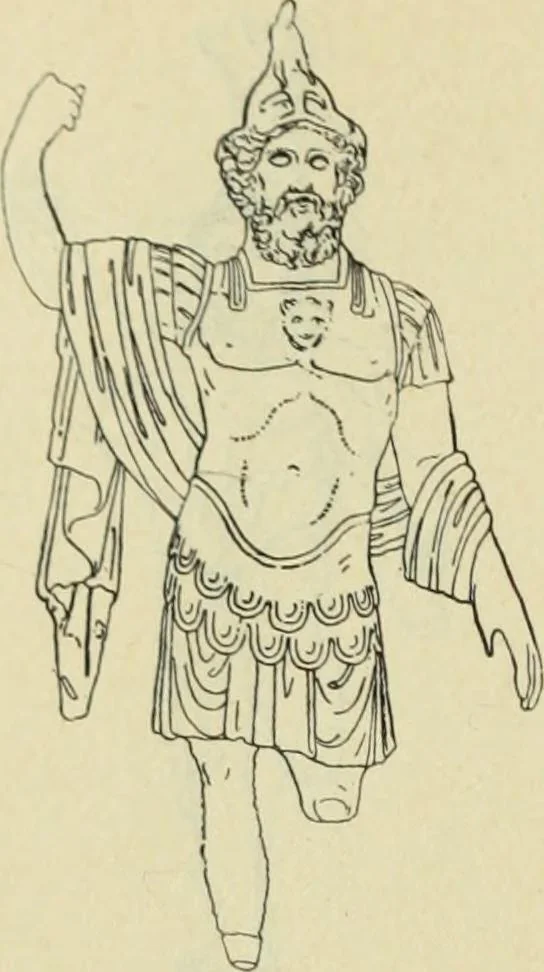 An illustration from Répertoire de la statuaire grecque et romaine, 1908, leaf 131