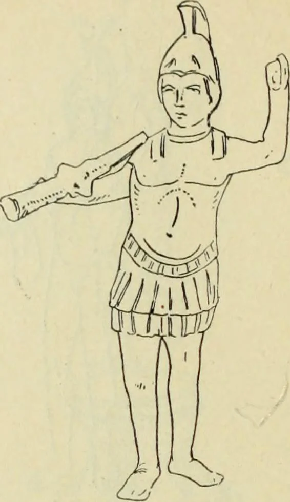An illustration from Répertoire de la statuaire grecque et romaine, 1908, leaf 131