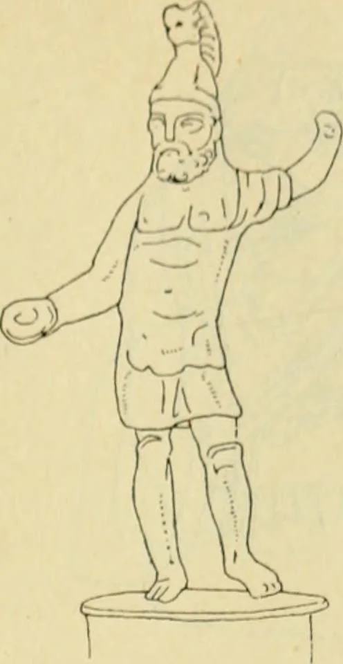 An illustration from Répertoire de la statuaire grecque et romaine, 1908, leaf 132
