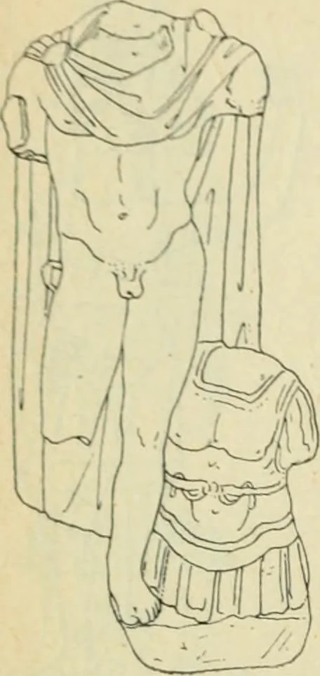 An illustration from Répertoire de la statuaire grecque et romaine, 1908, leaf 133