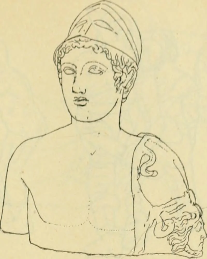 An illustration from Répertoire de la statuaire grecque et romaine, 1908, leaf 134