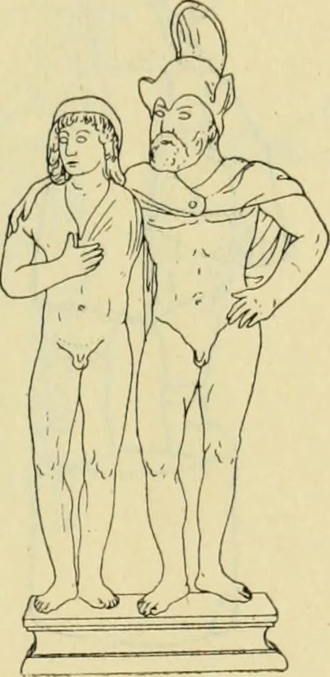 An illustration from Répertoire de la statuaire grecque et romaine, 1908, leaf 134