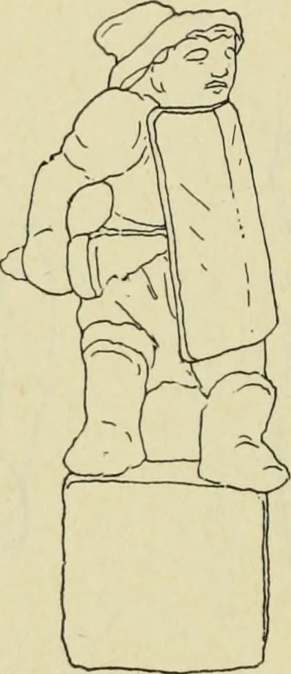 An illustration from Répertoire de la statuaire grecque et romaine, 1908, leaf 135