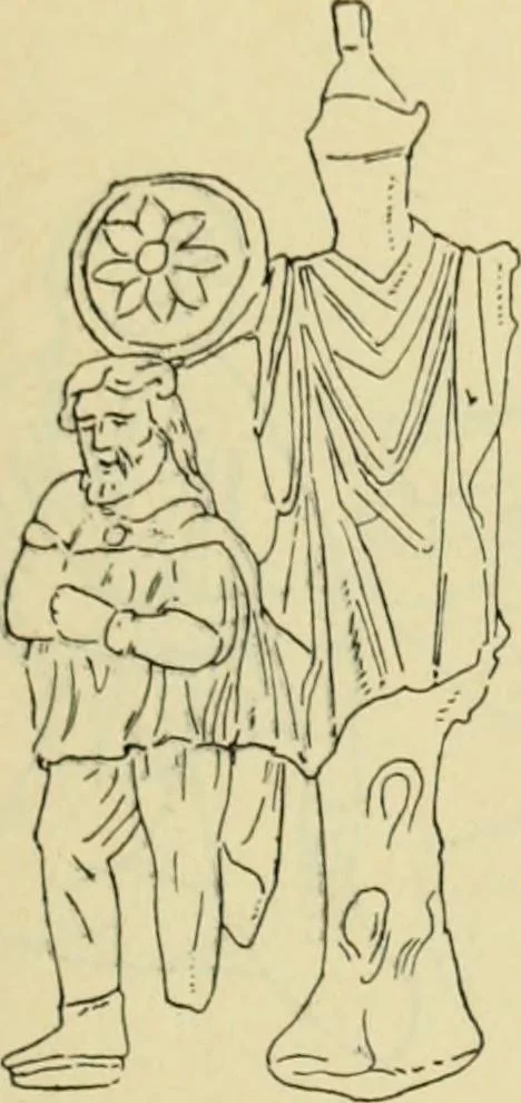 An illustration from Répertoire de la statuaire grecque et romaine, 1908, leaf 136