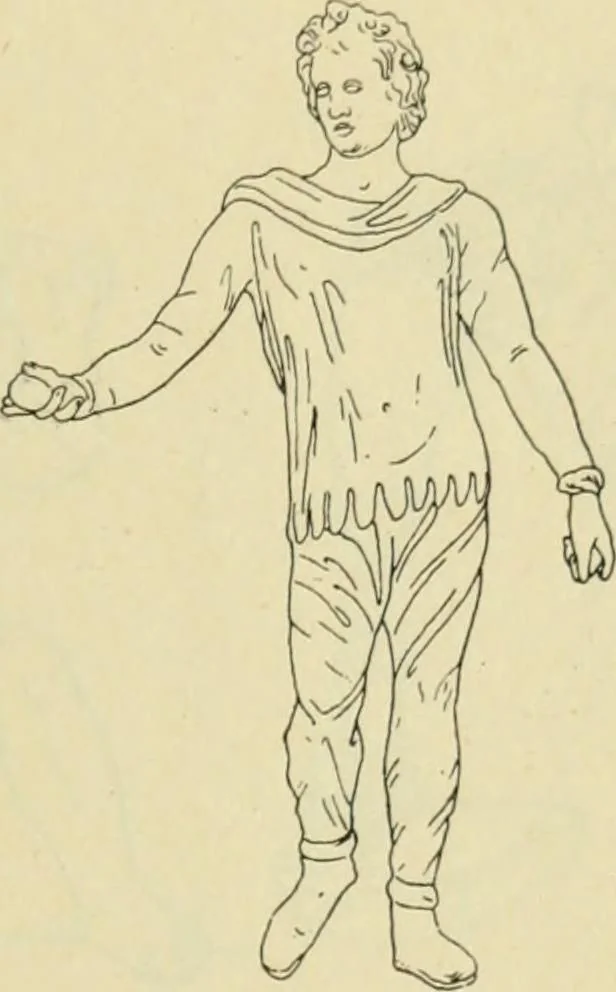 An illustration from Répertoire de la statuaire grecque et romaine, 1908, leaf 136
