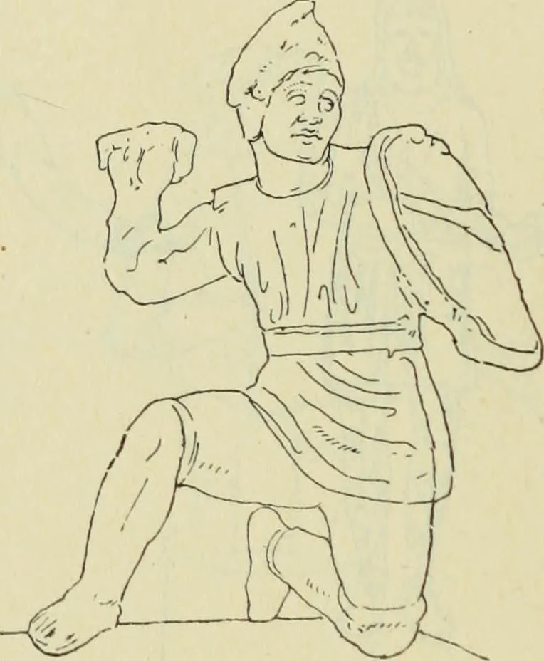 An illustration from Répertoire de la statuaire grecque et romaine, 1908, leaf 137