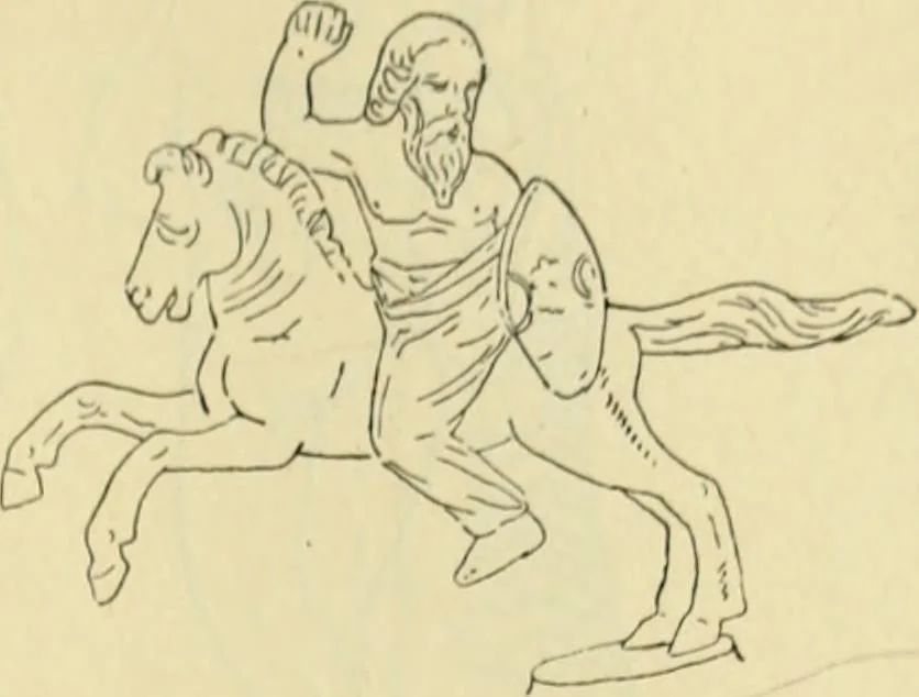 An illustration from Répertoire de la statuaire grecque et romaine, 1908, leaf 138
