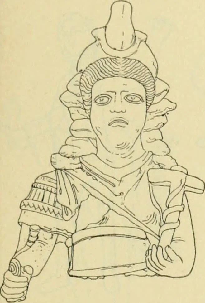 An illustration from Répertoire de la statuaire grecque et romaine, 1908, leaf 140