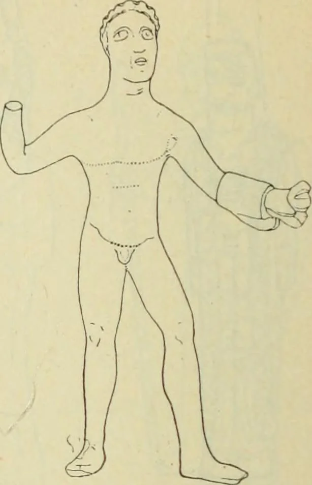 An illustration from Répertoire de la statuaire grecque et romaine, 1908, leaf 141